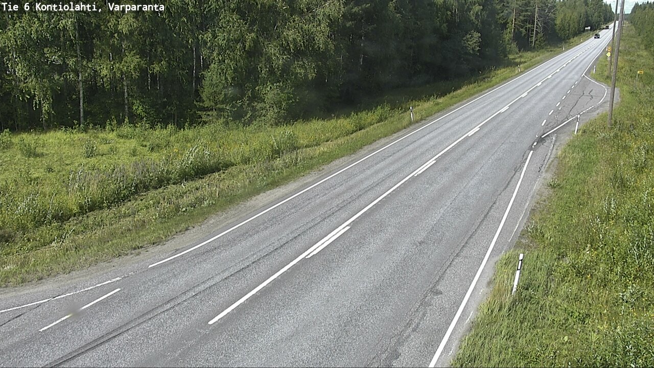 Weather Camera Image Road 6 Kontiolahti, Varparanta, Kontiolahti, Pohjois-Karjala