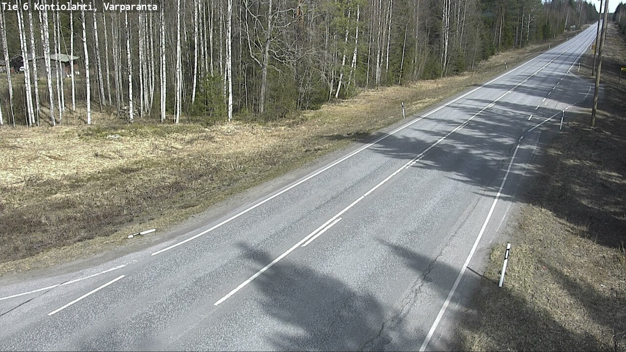 Weather Camera Image Road 6 Kontiolahti, Varparanta, Kontiolahti, Pohjois-Karjala