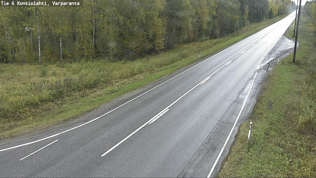 Weather Camera Image Road 6 Kontiolahti, Varparanta, Kontiolahti, Pohjois-Karjala