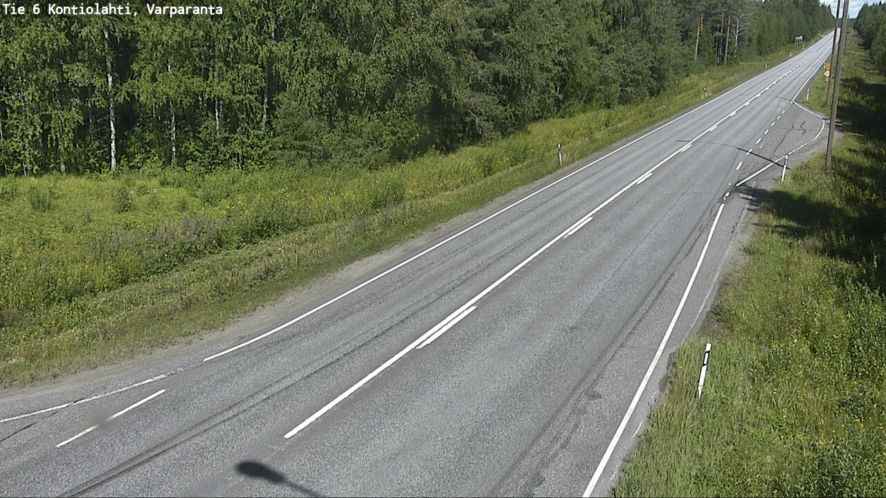 Weather Camera Image Road 6 Kontiolahti, Varparanta, Kontiolahti, Pohjois-Karjala