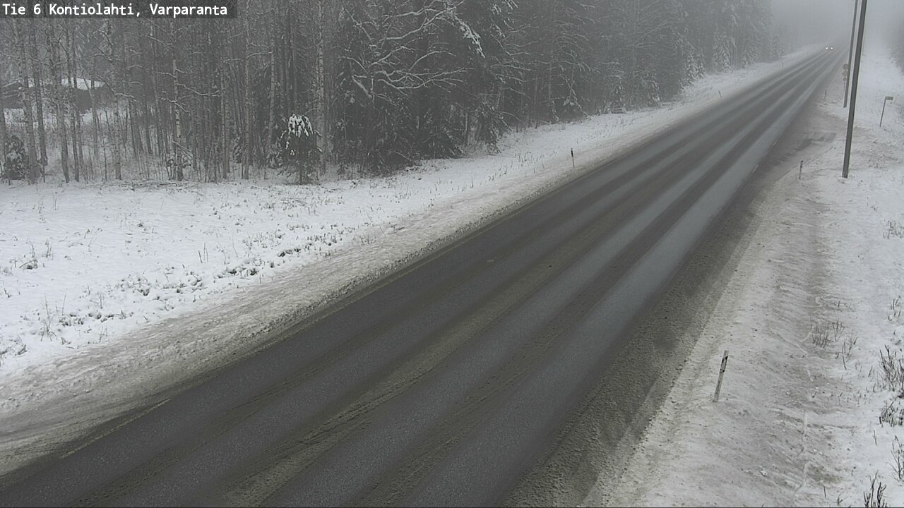 Weather Camera Image Road 6 Kontiolahti, Varparanta, Kontiolahti, Pohjois-Karjala