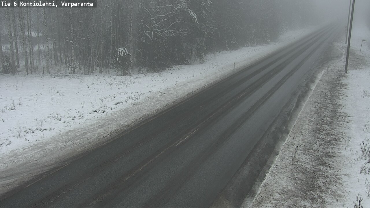 Weather Camera Image Road 6 Kontiolahti, Varparanta, Kontiolahti, Pohjois-Karjala