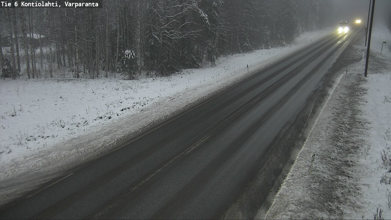 Weather Camera Image Road 6 Kontiolahti, Varparanta, Kontiolahti, Pohjois-Karjala