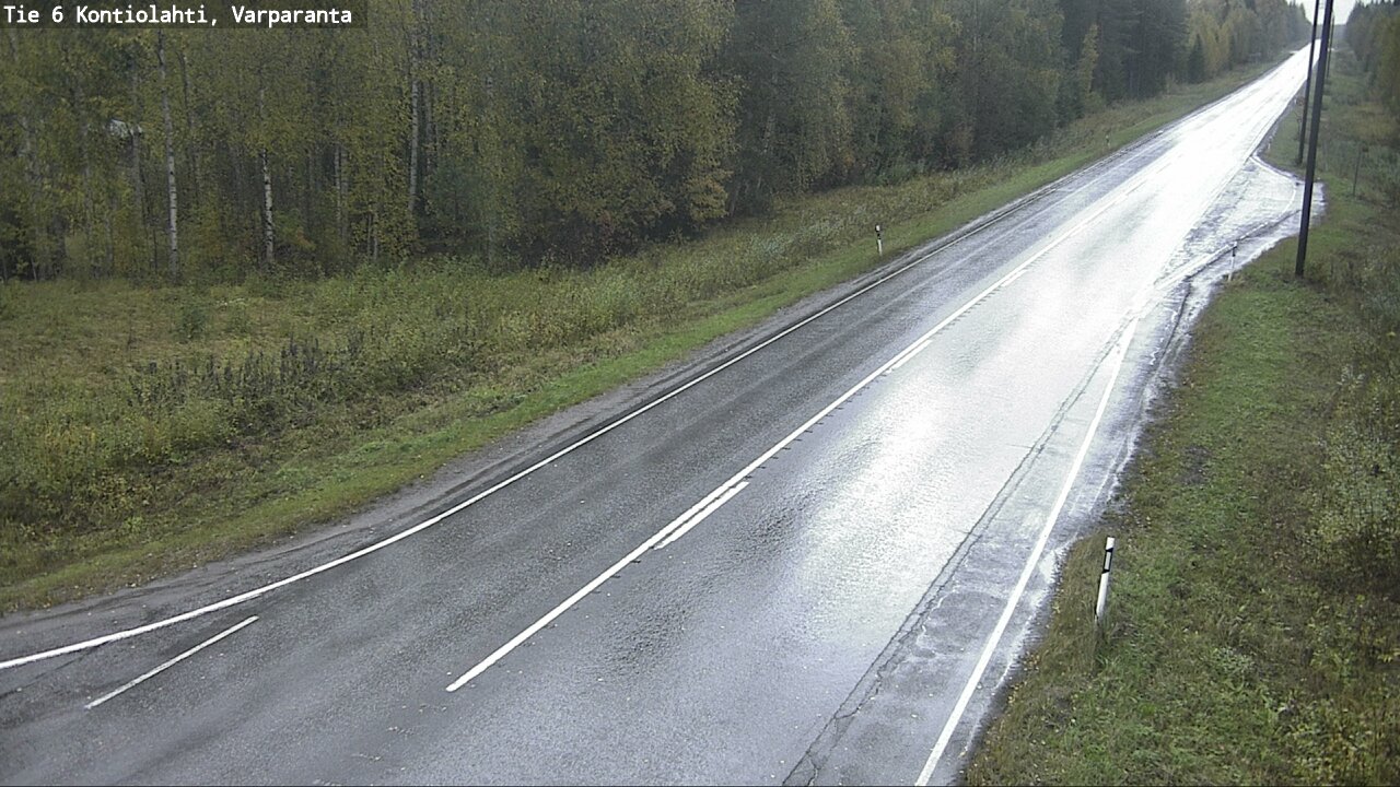 Weather Camera Image Road 6 Kontiolahti, Varparanta, Kontiolahti, Pohjois-Karjala