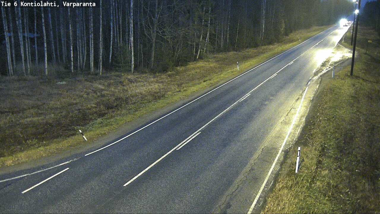 Kelikamerat Kuva Tie 6 Kontiolahti, Varpara, Kontiolahti, Pohjois-Karjala