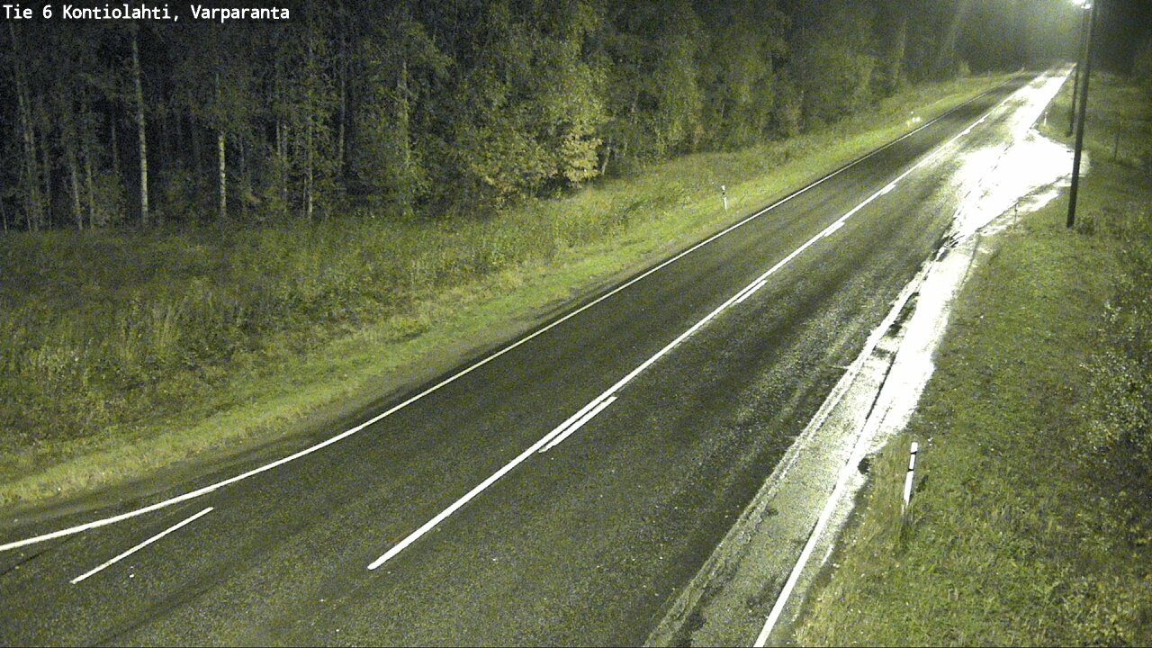 Weather Camera Image Road 6 Kontiolahti, Varparanta, Kontiolahti, Pohjois-Karjala