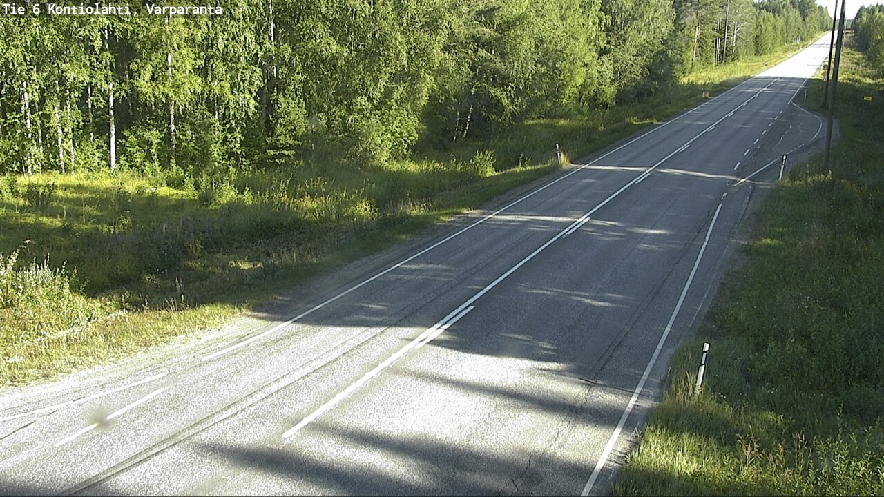 Weather Camera Image Road 6 Kontiolahti, Varparanta, Kontiolahti, Pohjois-Karjala