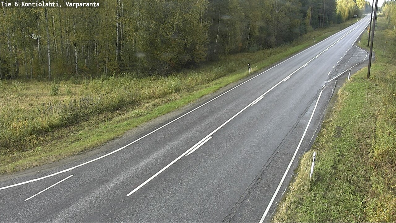 Weather Camera Image Road 6 Kontiolahti, Varparanta, Kontiolahti, Pohjois-Karjala