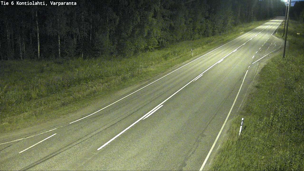 Weather Camera Image Road 6 Kontiolahti, Varparanta, Kontiolahti, Pohjois-Karjala