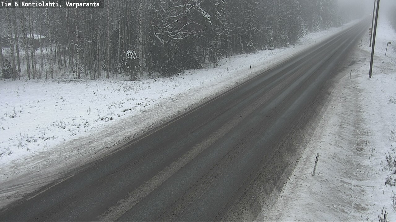 Weather Camera Image Road 6 Kontiolahti, Varparanta, Kontiolahti, Pohjois-Karjala