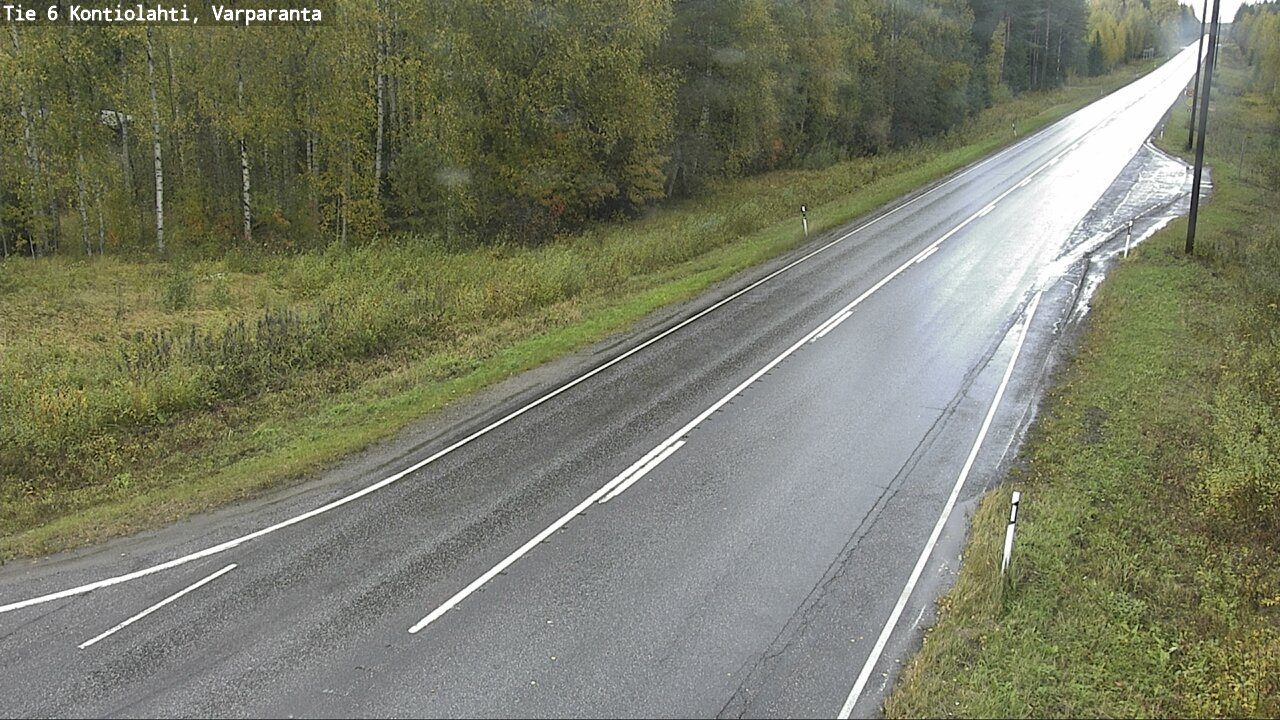 Weather Camera Image Road 6 Kontiolahti, Varparanta, Kontiolahti, Pohjois-Karjala