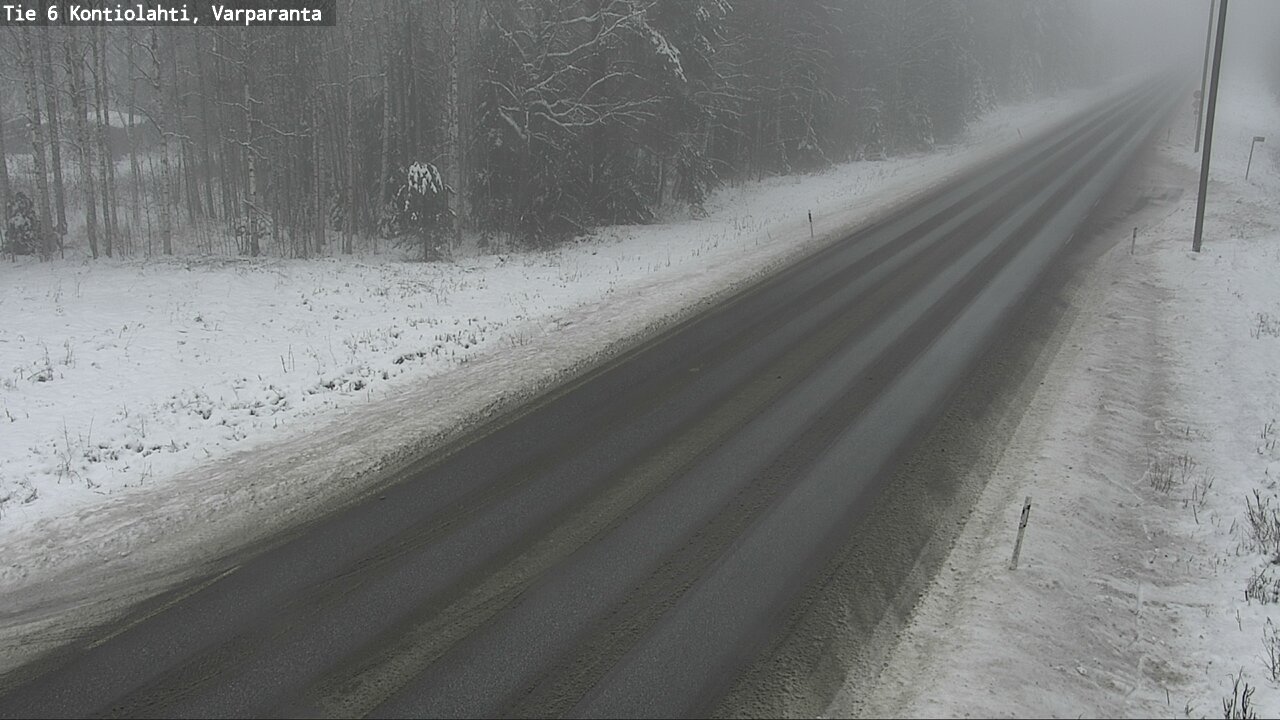 Weather Camera Image Road 6 Kontiolahti, Varparanta, Kontiolahti, Pohjois-Karjala