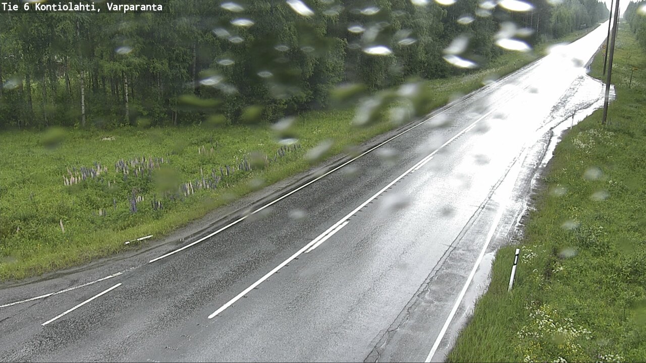 Weather Camera Image Road 6 Kontiolahti, Varparanta, Kontiolahti, Pohjois-Karjala