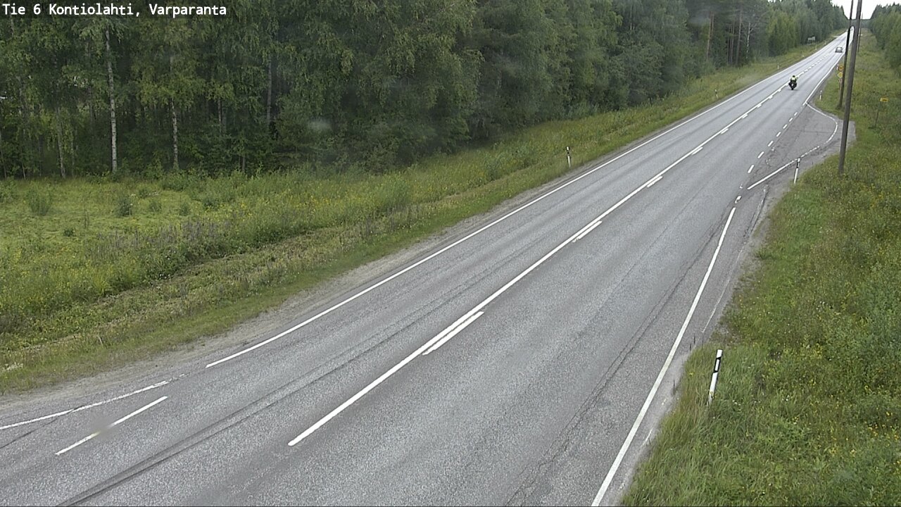Weather Camera Image Road 6 Kontiolahti, Varparanta, Kontiolahti, Pohjois-Karjala