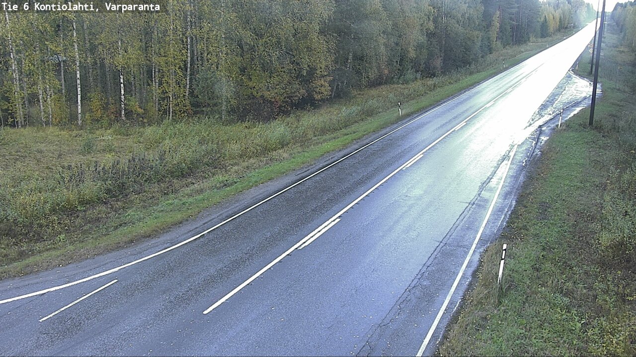 Weather Camera Image Road 6 Kontiolahti, Varparanta, Kontiolahti, Pohjois-Karjala
