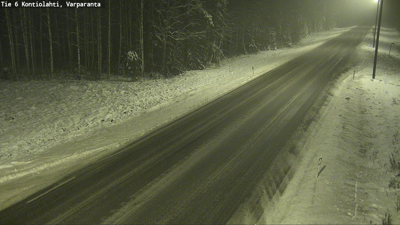 Weather Camera Image Road 6 Kontiolahti, Varparanta, Kontiolahti, Pohjois-Karjala
