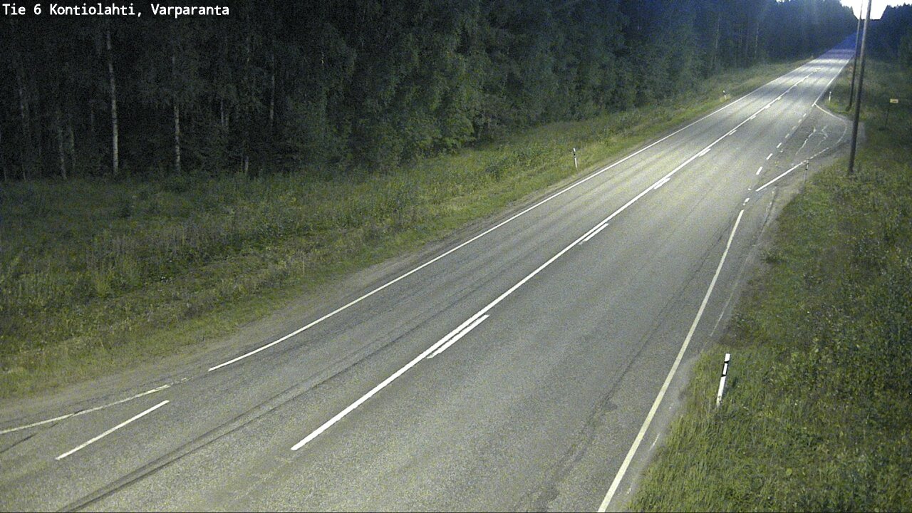 Weather Camera Image Road 6 Kontiolahti, Varparanta, Kontiolahti, Pohjois-Karjala