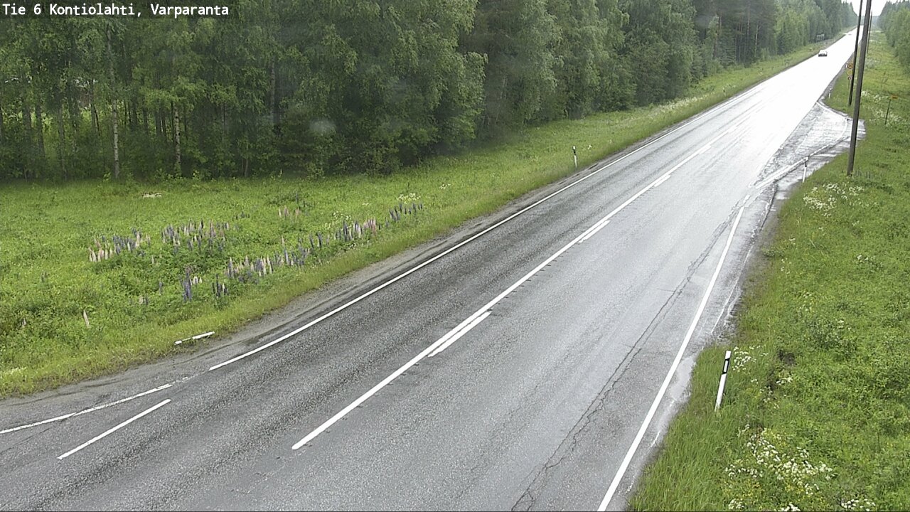 Weather Camera Image Road 6 Kontiolahti, Varparanta, Kontiolahti, Pohjois-Karjala