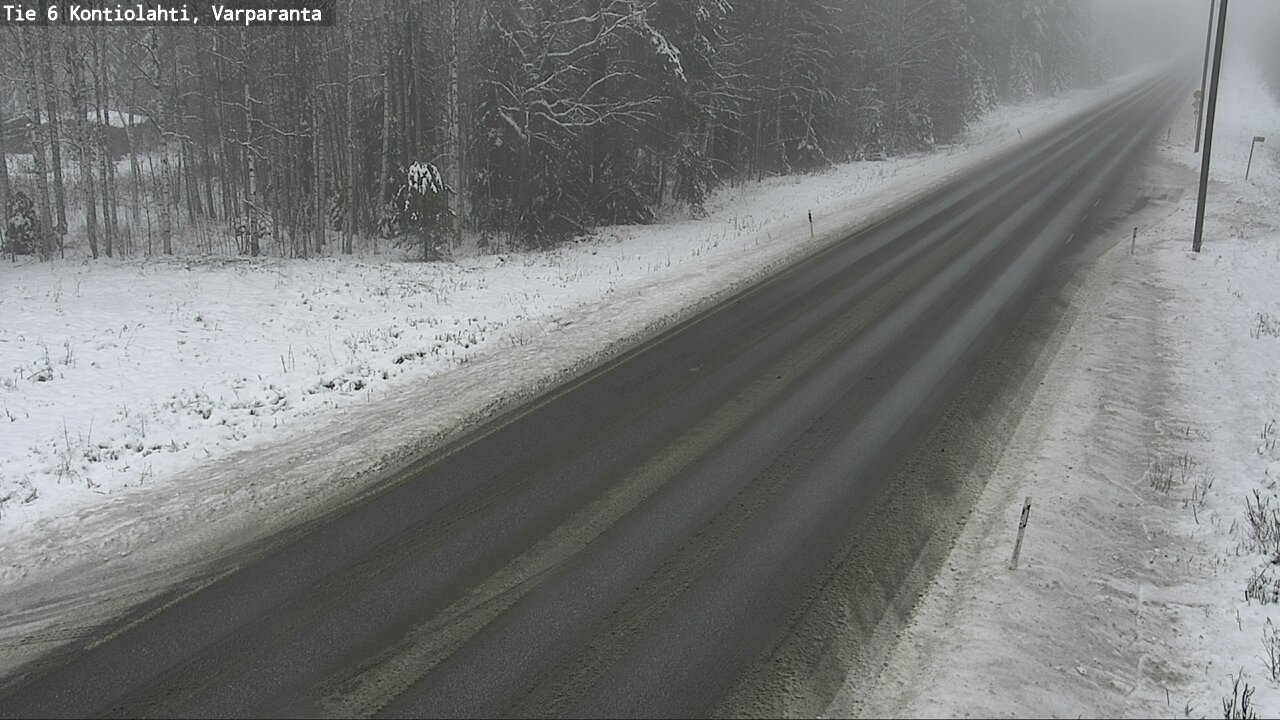 Weather Camera Image Road 6 Kontiolahti, Varparanta, Kontiolahti, Pohjois-Karjala