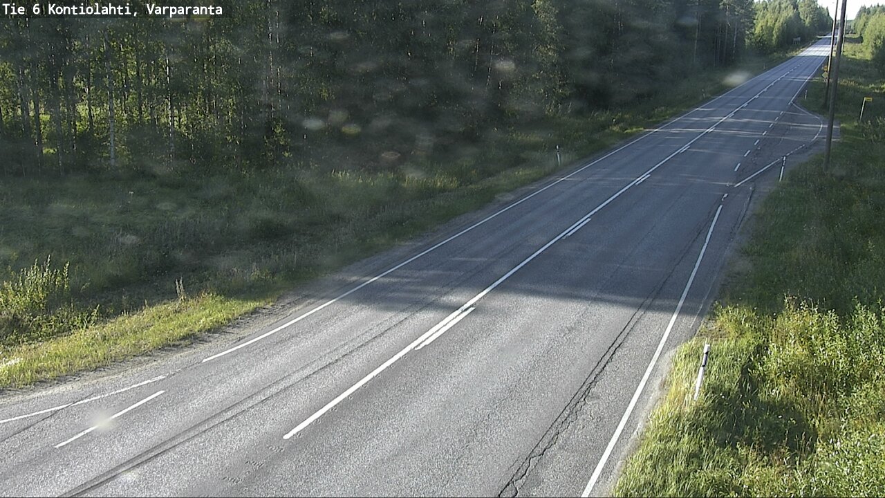 Weather Camera Image Road 6 Kontiolahti, Varparanta, Kontiolahti, Pohjois-Karjala