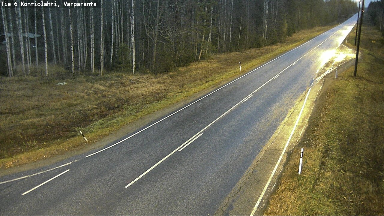 Kelikamerat Kuva Tie 6 Kontiolahti, Varpara, Kontiolahti, Pohjois-Karjala