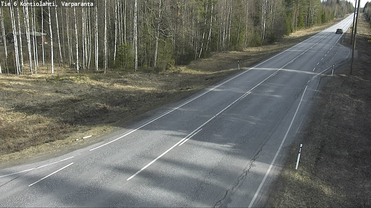 Weather Camera Image Road 6 Kontiolahti, Varparanta, Kontiolahti, Pohjois-Karjala