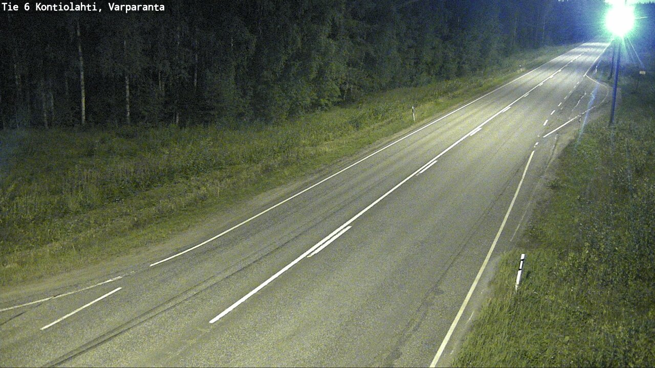 Weather Camera Image Road 6 Kontiolahti, Varparanta, Kontiolahti, Pohjois-Karjala