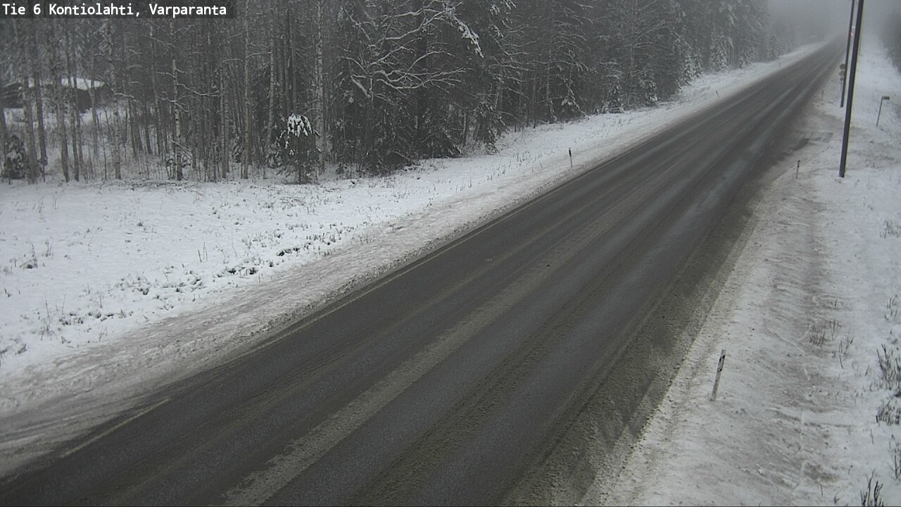 Weather Camera Image Road 6 Kontiolahti, Varparanta, Kontiolahti, Pohjois-Karjala