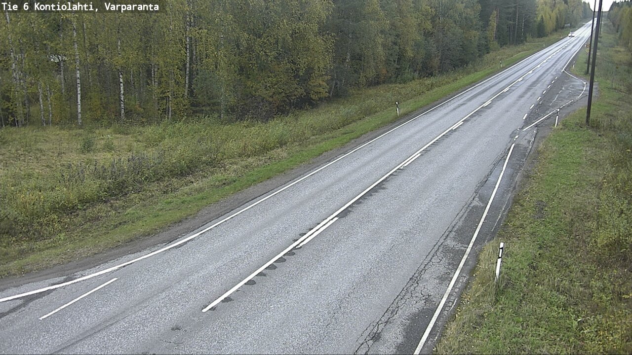 Weather Camera Image Road 6 Kontiolahti, Varparanta, Kontiolahti, Pohjois-Karjala