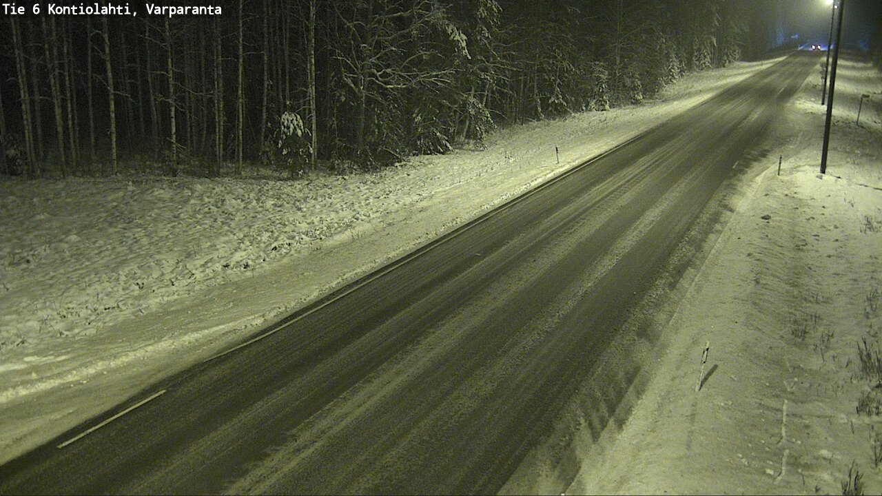 Weather Camera Image Road 6 Kontiolahti, Varparanta, Kontiolahti, Pohjois-Karjala