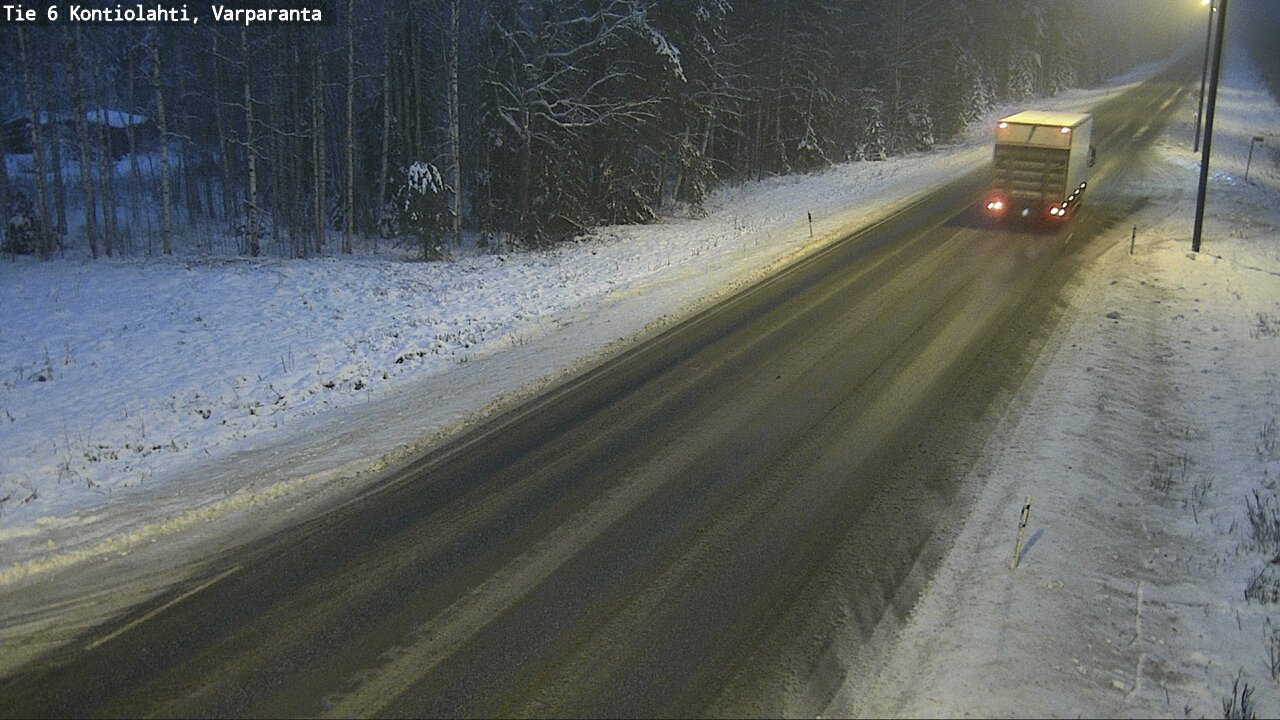 Weather Camera Image Road 6 Kontiolahti, Varparanta, Kontiolahti, Pohjois-Karjala
