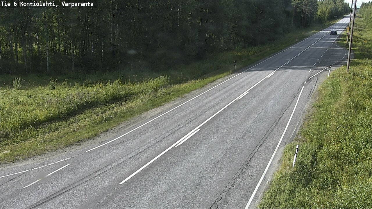 Weather Camera Image Road 6 Kontiolahti, Varparanta, Kontiolahti, Pohjois-Karjala