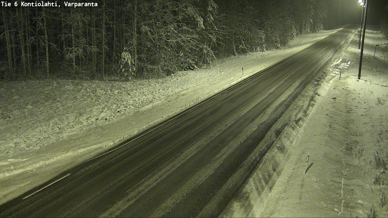 Weather Camera Image Road 6 Kontiolahti, Varparanta, Kontiolahti, Pohjois-Karjala