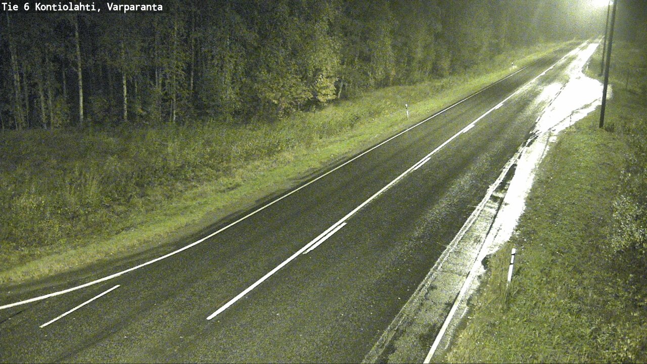 Weather Camera Image Road 6 Kontiolahti, Varparanta, Kontiolahti, Pohjois-Karjala