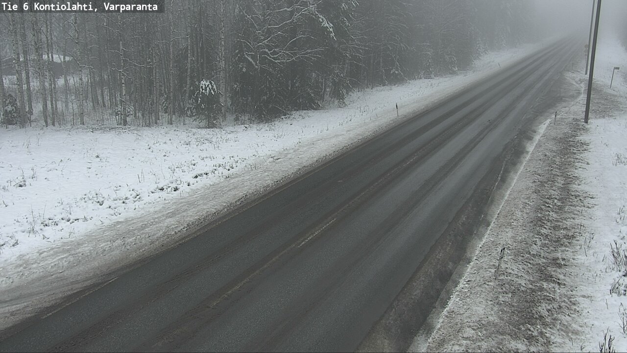 Weather Camera Image Road 6 Kontiolahti, Varparanta, Kontiolahti, Pohjois-Karjala