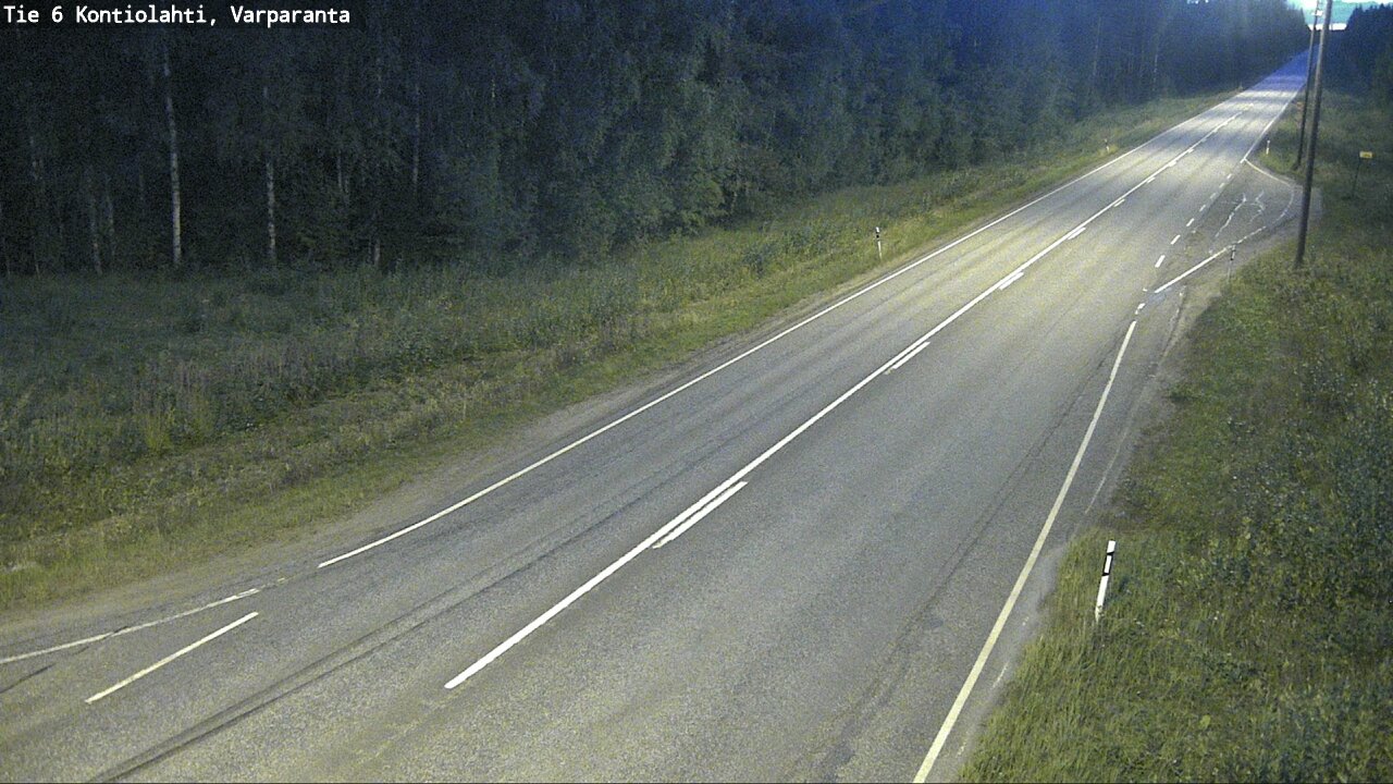 Weather Camera Image Road 6 Kontiolahti, Varparanta, Kontiolahti, Pohjois-Karjala