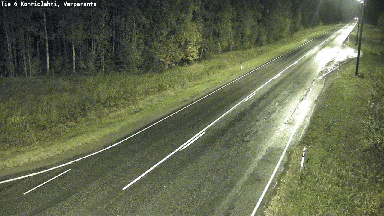Weather Camera Image Road 6 Kontiolahti, Varparanta, Kontiolahti, Pohjois-Karjala