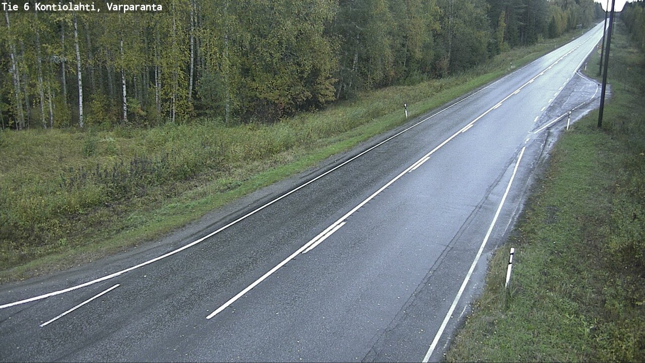 Weather Camera Image Road 6 Kontiolahti, Varparanta, Kontiolahti, Pohjois-Karjala