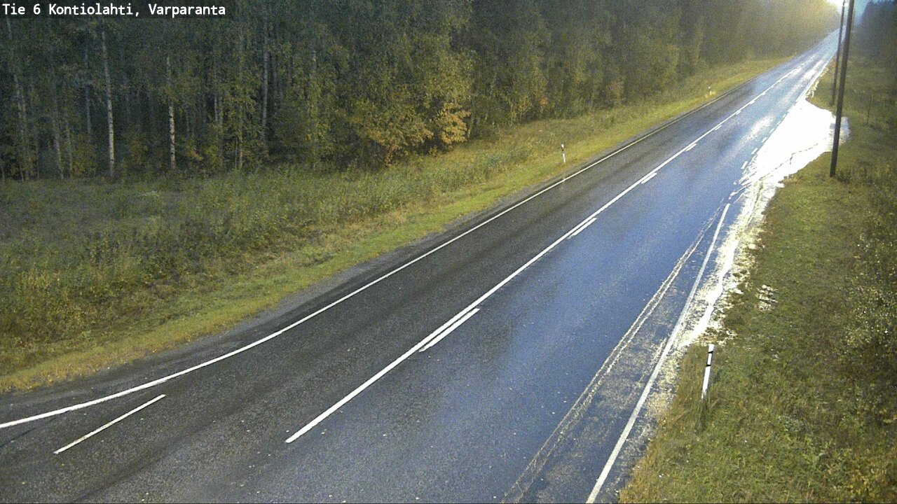 Weather Camera Image Road 6 Kontiolahti, Varparanta, Kontiolahti, Pohjois-Karjala