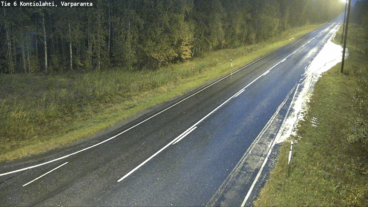 Weather Camera Image Road 6 Kontiolahti, Varparanta, Kontiolahti, Pohjois-Karjala