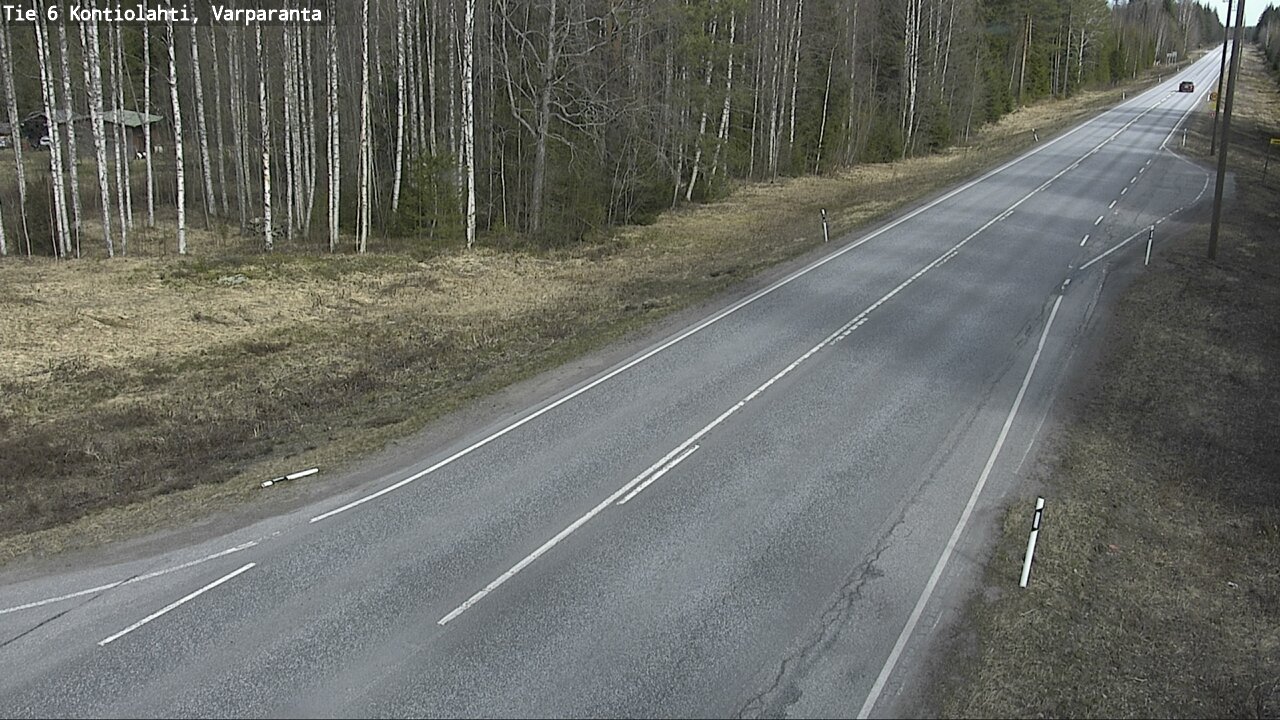Weather Camera Image Road 6 Kontiolahti, Varparanta, Kontiolahti, Pohjois-Karjala