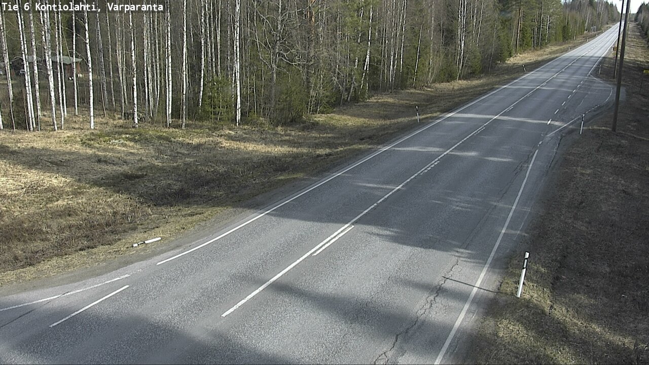 Weather Camera Image Road 6 Kontiolahti, Varparanta, Kontiolahti, Pohjois-Karjala