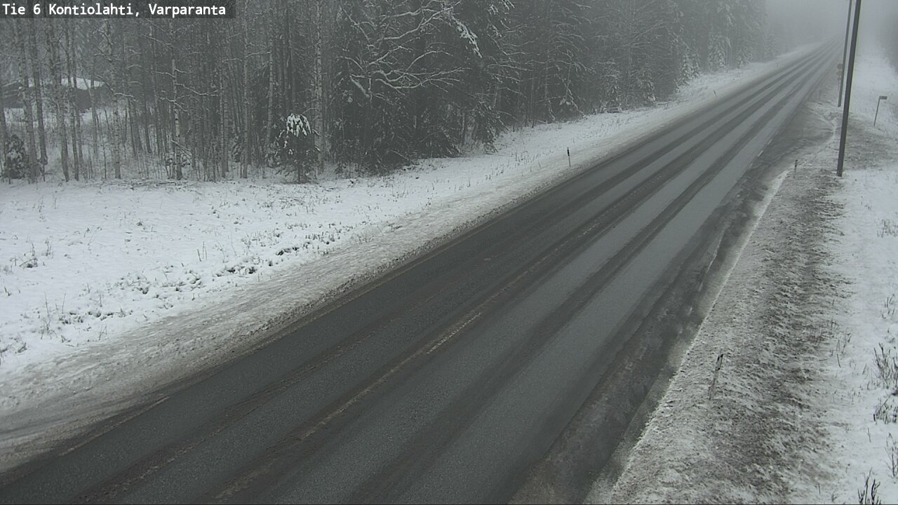 Weather Camera Image Road 6 Kontiolahti, Varparanta, Kontiolahti, Pohjois-Karjala