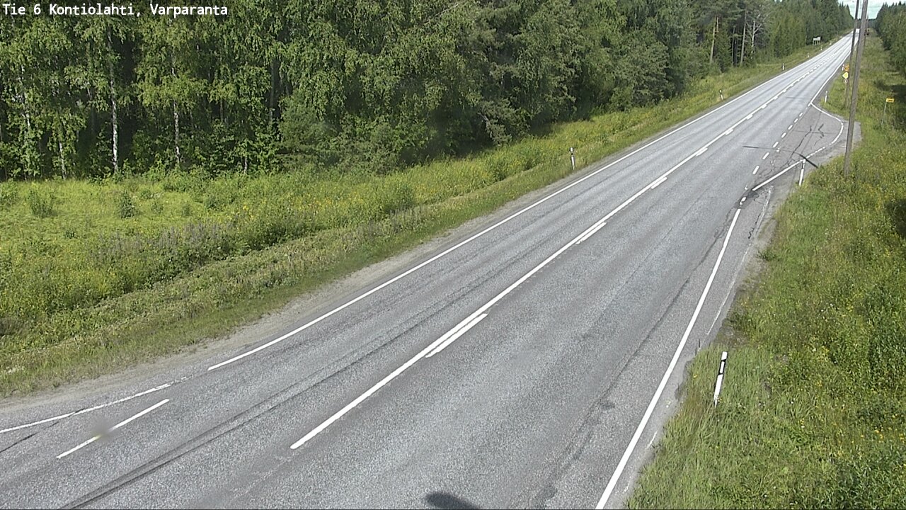Weather Camera Image Road 6 Kontiolahti, Varparanta, Kontiolahti, Pohjois-Karjala