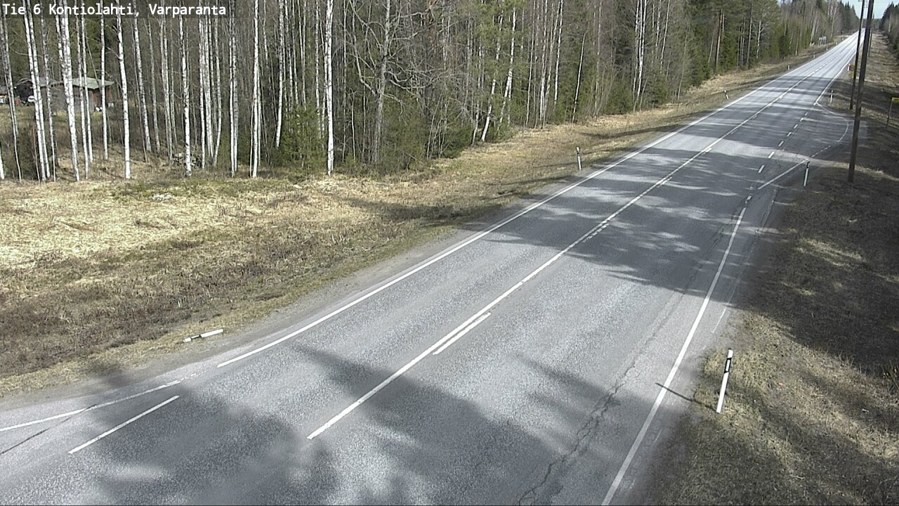 Weather Camera Image Road 6 Kontiolahti, Varparanta, Kontiolahti, Pohjois-Karjala