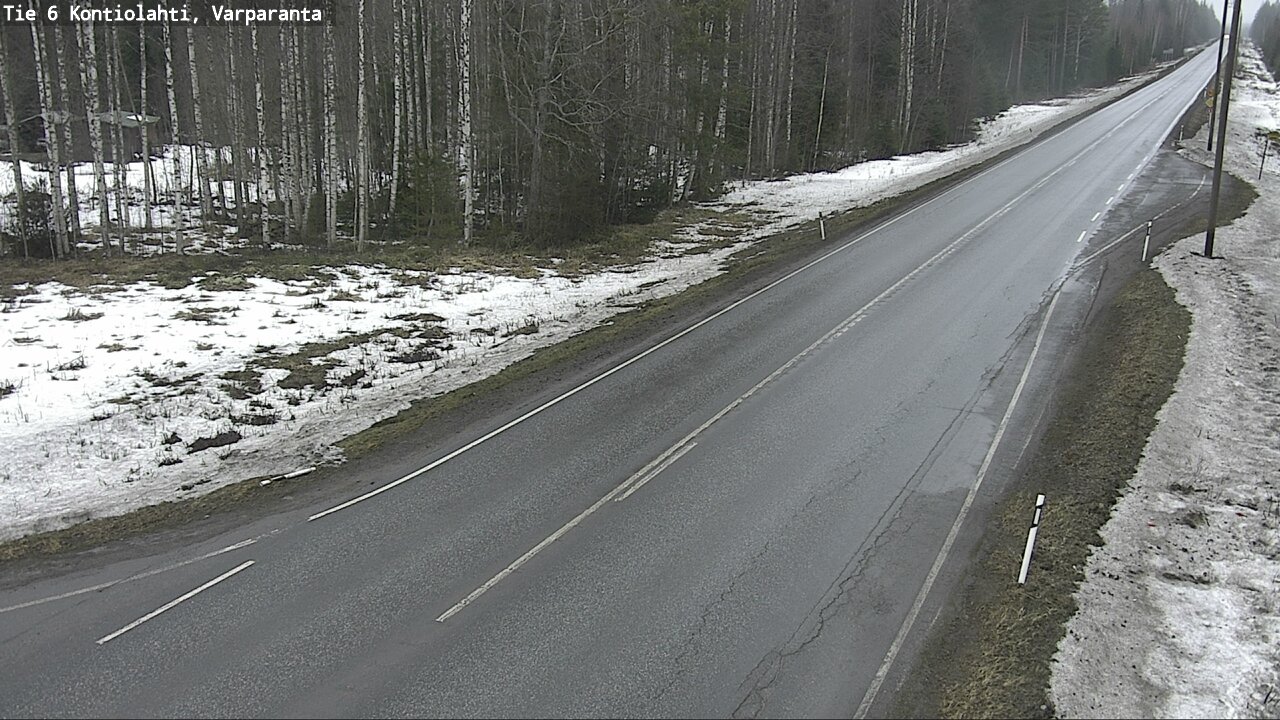 Kelikamerat Kuva Tie 6 Kontiolahti, Varpara, Kontiolahti, Pohjois-Karjala