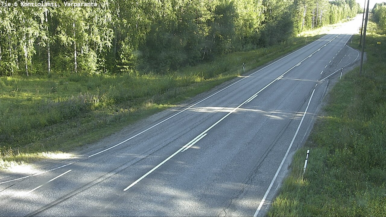 Weather Camera Image Road 6 Kontiolahti, Varparanta, Kontiolahti, Pohjois-Karjala