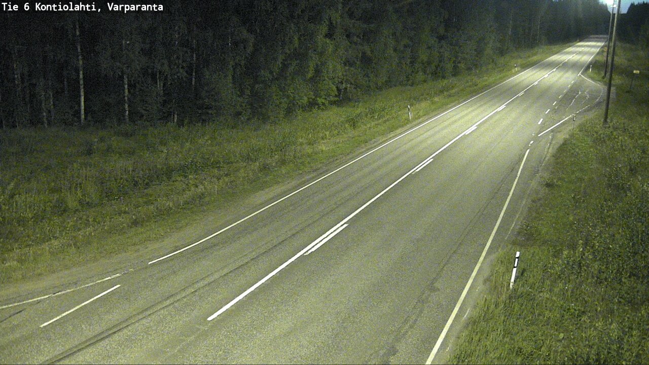 Weather Camera Image Road 6 Kontiolahti, Varparanta, Kontiolahti, Pohjois-Karjala