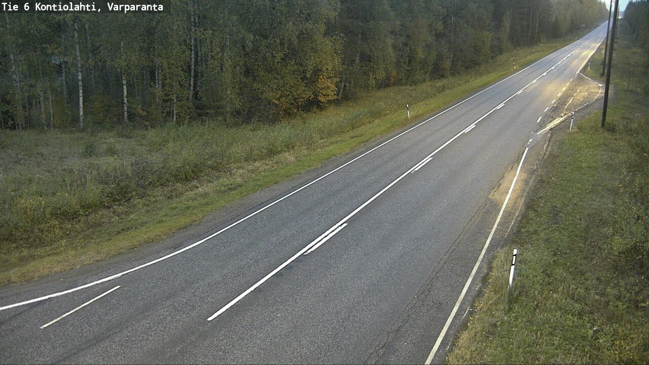 Weather Camera Image Road 6 Kontiolahti, Varparanta, Kontiolahti, Pohjois-Karjala