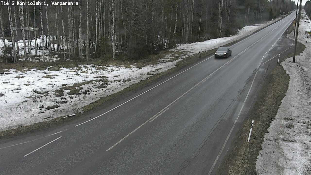 Kelikamerat Kuva Tie 6 Kontiolahti, Varpara, Kontiolahti, Pohjois-Karjala